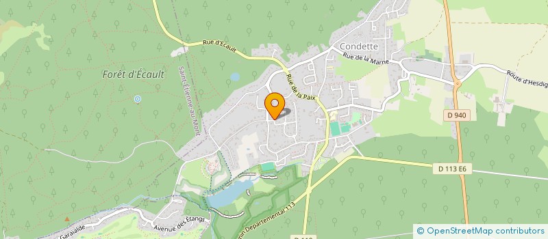 localisation de l'entreprise SEIN'VESTIR POUR LA VIE  CONDETTE