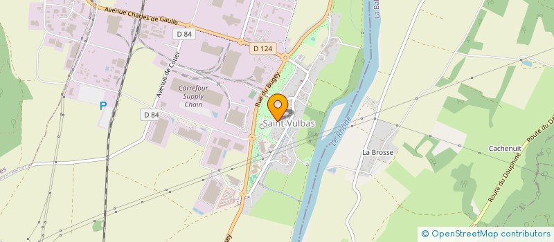 localisation de l'entreprise SEIN VULBAS EN ROSE à SAINT-VULBAS