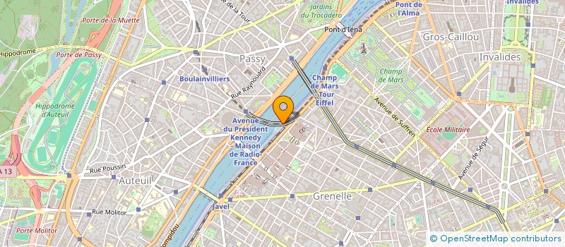 localisation de l'entreprise SEINE ALLIANCE à PARIS