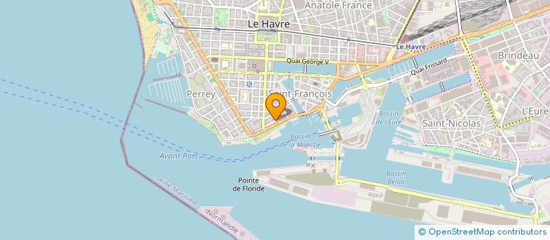 localisation de l'entreprise SEINE ARCHITECTURE à LE HAVRE