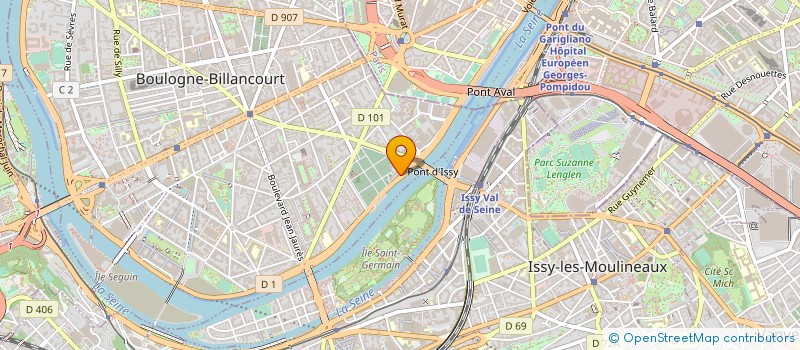 localisation de l'entreprise SEINE ARMEMENT à BOULOGNE-BILLANCOURT