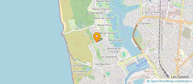 localisation de l'entreprise SEINE ASSURANCES à LES SABLES D'OLONNE