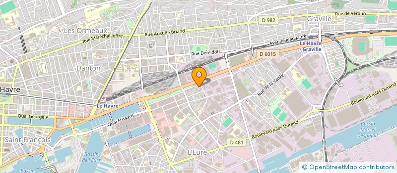 localisation de l'entreprise SEINE AUTO SERVICES à LE HAVRE