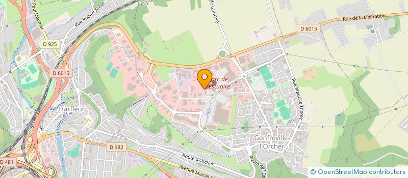 localisation de l'entreprise SEINE BAR I TEAM  GONFREVILLE-L'ORCHER