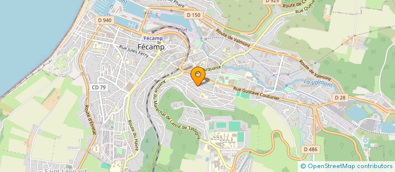 localisation de l'entreprise SEINE'CAUX  FECAMP