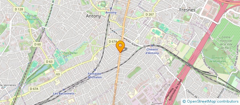 localisation de l'entreprise SEINE CONCEPT à ANTONY