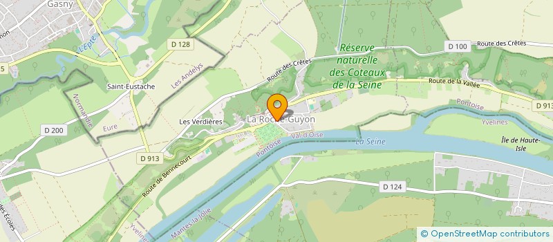 localisation de l'entreprise SEINE D'INTERIEUR  LA ROCHE-GUYON