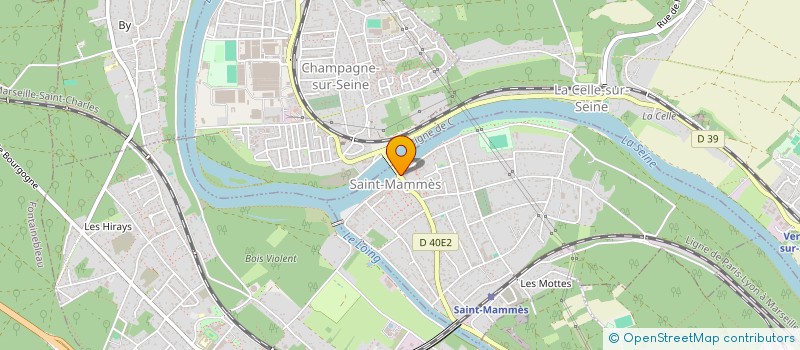 localisation de l'entreprise SEINE ET LOING CONDUITE  SAINT-MAMMES