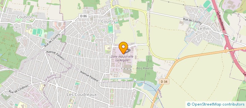 localisation de l'entreprise SEINE ET MARNE BATIMENT à COURTRY