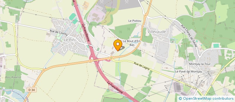 localisation de l'entreprise SEINE ET MARNE ECHAFAUDAGE à VILLEVAUDE