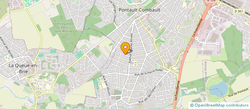 localisation de l'entreprise SEINE ET MARNE ELECTRICITE à PONTAULT-COMBAULT