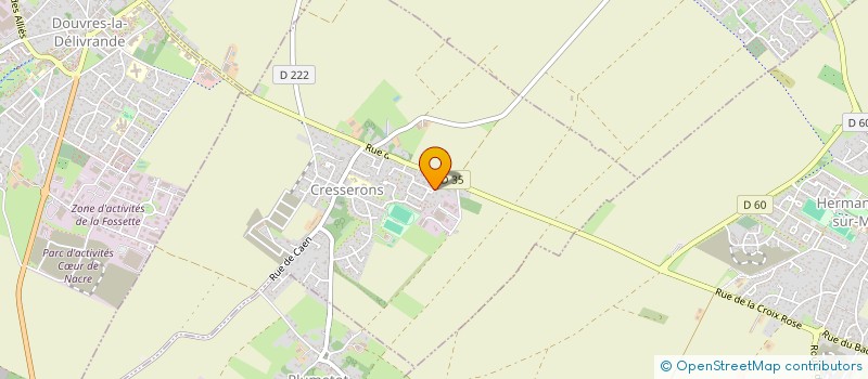 localisation de l'entreprise SEINE ET MER  CRESSERONS