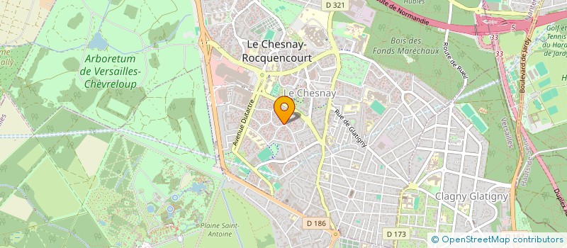 localisation de l'entreprise SEINE ET OISE CONTROLE  LE CHESNAY-ROCQUENCOURT