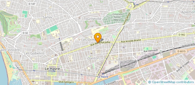 localisation de l'entreprise SEINE INCENDIE  LE HAVRE