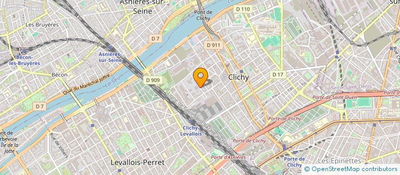 localisation de l'entreprise SEINE LOGISTIQUE DEMENAGEMENTS TRANSFERT à CLICHY