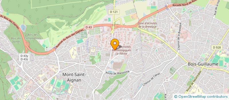 localisation de l'entreprise SEINE MARITIME TOURISME RESERVATION  MONT-SAINT-AIGNAN