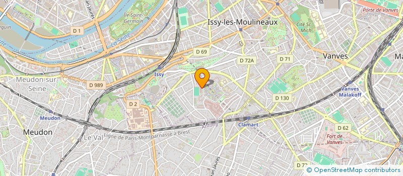 localisation de l'entreprise SEINE OUEST AMENAGEMENT à ISSY-LES-MOULINEAUX