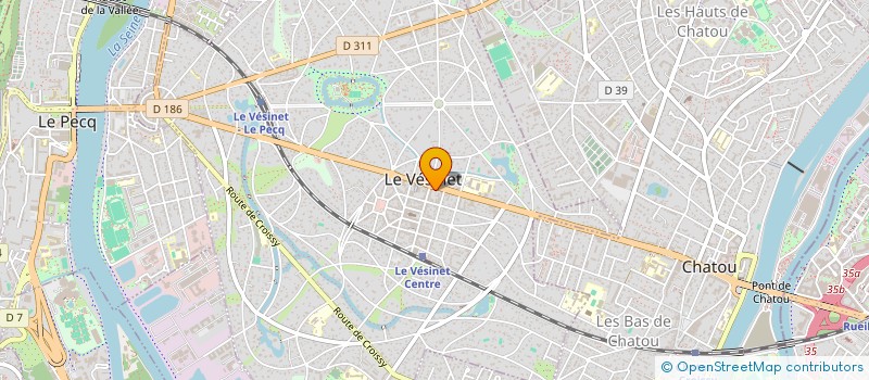 localisation de l'entreprise SEINE PARC  LE VESINET