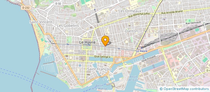 localisation de l'entreprise SEINE PATRIMOINE  LE HAVRE