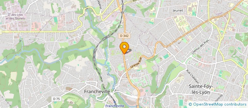 localisation de l'entreprise SEINE RHONE DEVELOPPEMENT - SRD  FRANCHEVILLE