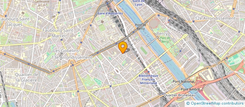 localisation de l'entreprise SEINE RIVE GAUCHE  PARIS