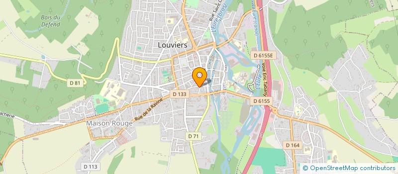 localisation de l'entreprise SEINE SAVEUR BIO à LOUVIERS