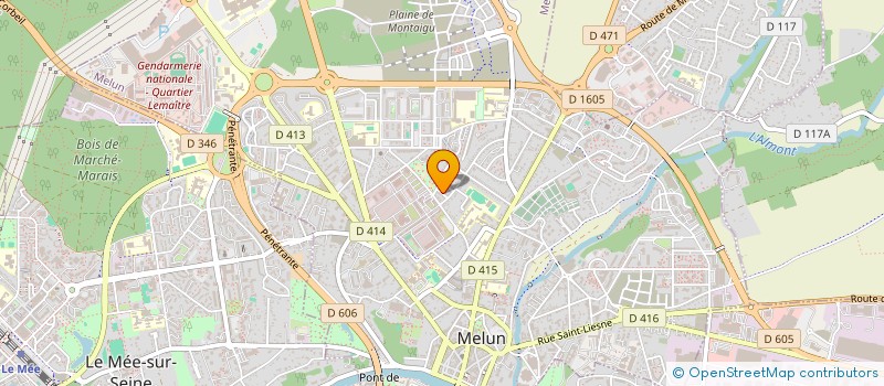 localisation de l'entreprise SEINE TP  MELUN