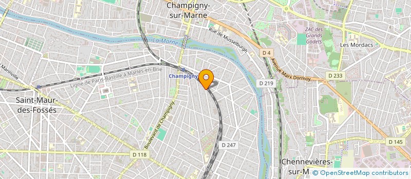 localisation de l'entreprise SEINE TRANSACTIONS  SAINT-MAUR-DES-FOSSES