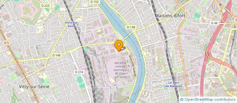 localisation de l'entreprise SEINE VOYAGES à VITRY-SUR-SEINE
