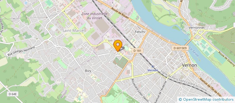 localisation de l'entreprise SEINEDIS à VERNON