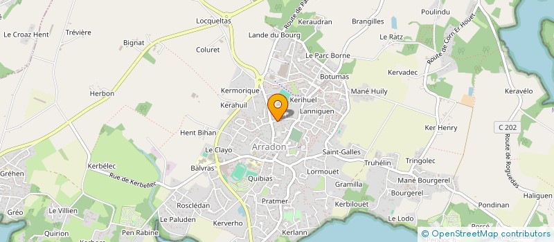 localisation de l'entreprise SEINELLE  ARRADON