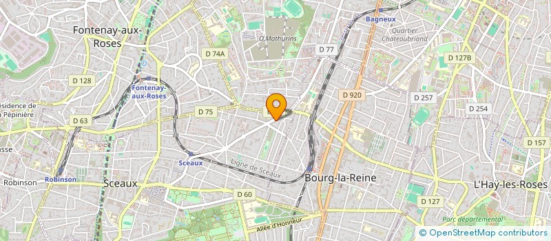 localisation de l'entreprise SEINETIME à SCEAUX