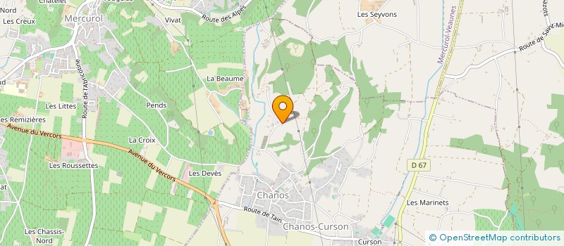 localisation de l'entreprise SEINFORMERCANCER à CHANOS-CURSON