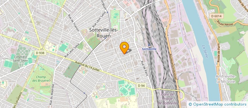 localisation de l'entreprise SEINO TOPO à SOTTEVILLE-LES-ROUEN