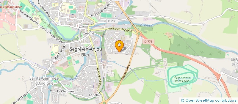 localisation de l'entreprise SEINPLEMENT ENSEMBLE à SEGRE-EN-ANJOU BLEU