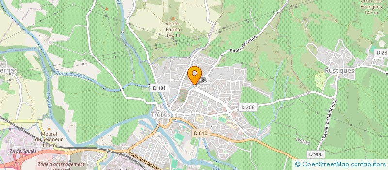 localisation de l'entreprise SEINS EN LUMIERE  TREBES