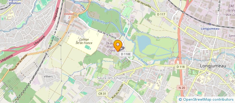localisation de l'entreprise SEIP ILE DE FRANCE à SAULX-LES-CHARTREUX