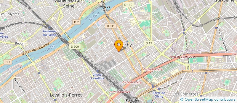 localisation de l'entreprise SEIRA à CLICHY