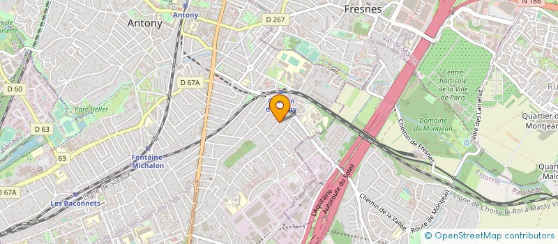 localisation de l'entreprise SEIREN à ANTONY