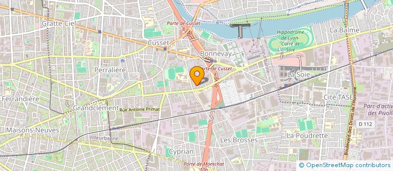 localisation de l'entreprise SEIRR  VILLEURBANNE