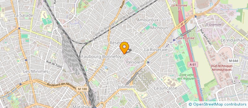 localisation de l'entreprise SEISOLARIS à TOULOUSE