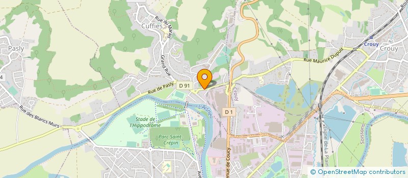 localisation de l'entreprise SEISSIGMA à CUFFIES