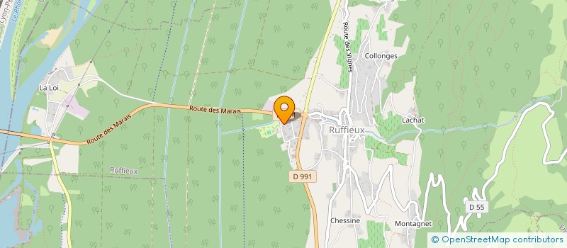 localisation de l'entreprise SEISSON MENUISERIE à RUFFIEUX