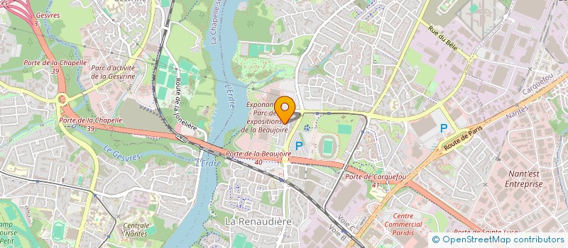 localisation de l'entreprise SEIVA à NANTES