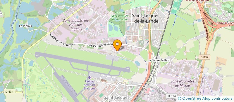 localisation de l'entreprise SEIVEN HOLDING  SAINT-JACQUES-DE-LA-LANDE