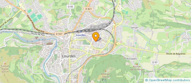 localisation de l'entreprise SEIZE  LOURDES