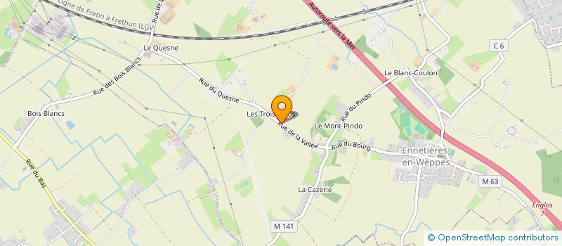 localisation de l'entreprise SEIZE GROUPE  ENNETIERES-EN-WEPPES