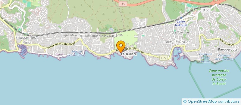 localisation de l'entreprise SEIZE IMMO  CARRY-LE-ROUET