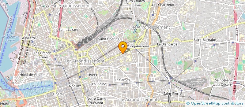 localisation de l'entreprise SEIZE NEUVIEME ECOLE REGIONALE DES METIERS DE L AUDIOVISUEL ET DU CINEMA à MARSEILLE