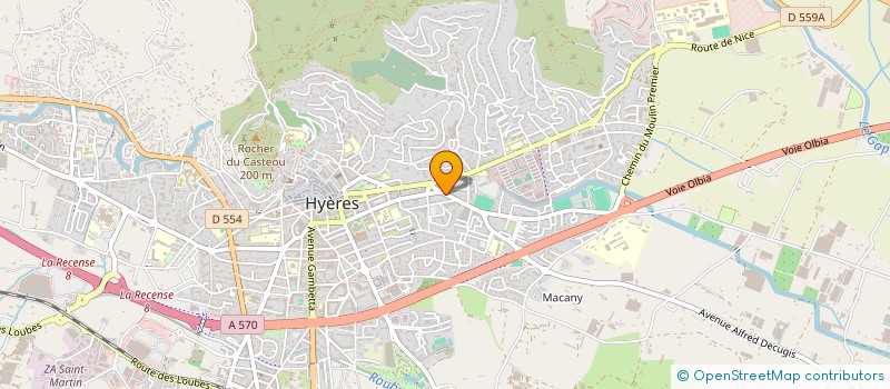 localisation de l'entreprise SEIZE OCTOBRE à HYERES